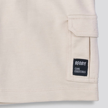 Boys Trackie Shorts _ 153369 _ Cement