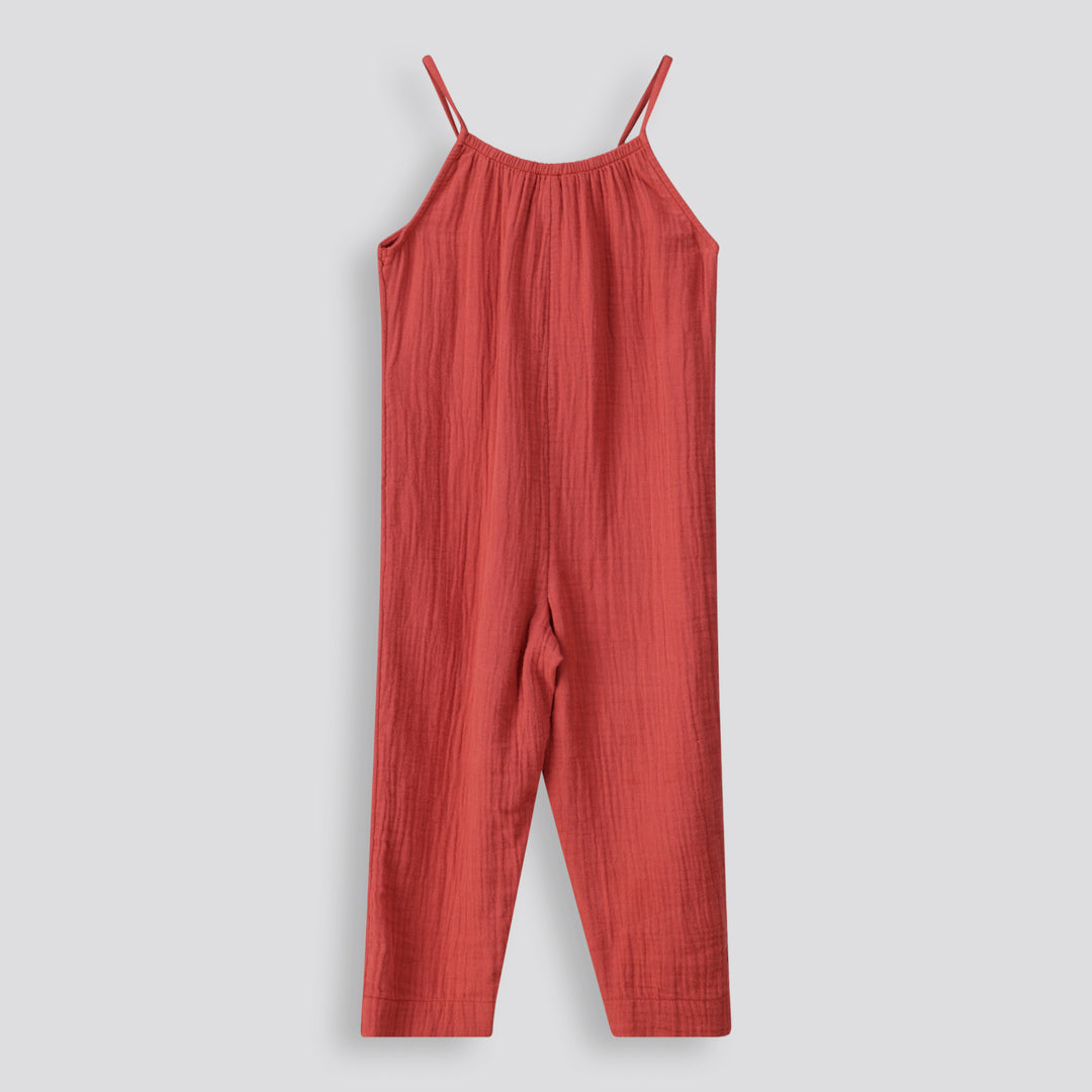 Girls Jumpsuit _ 153404 _ Brick