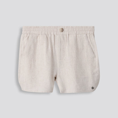 Girls Linen - Like Shorts _ 153424 _ Natural