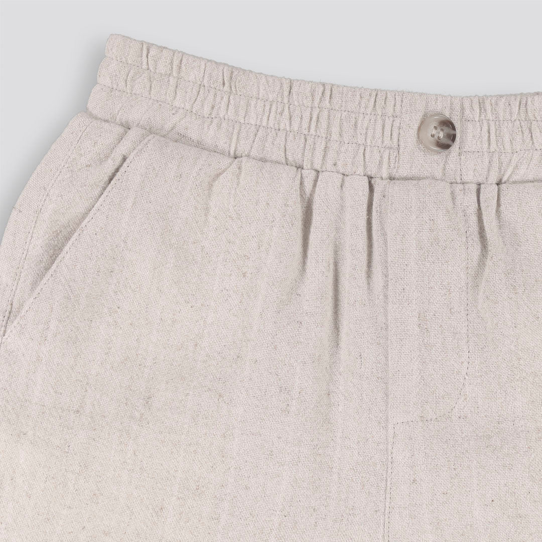Girls Linen - Like Shorts _ 153424 _ Natural