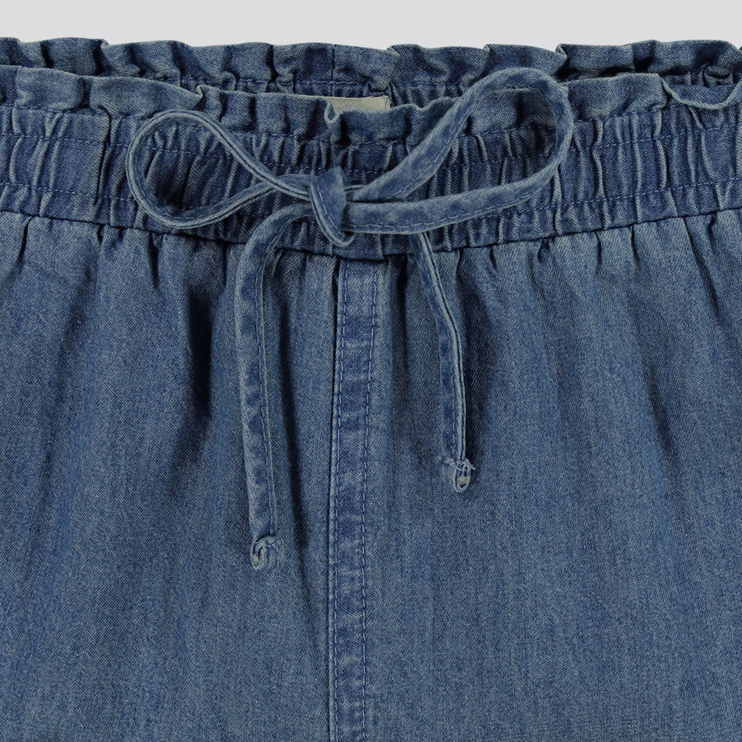 Girls Pull-On Shorts _ 153432 _ Mid Wash
