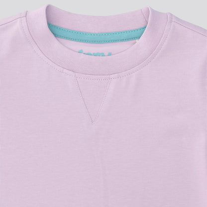 Girls T-Shirt Dress _ 153433 _ Lilac