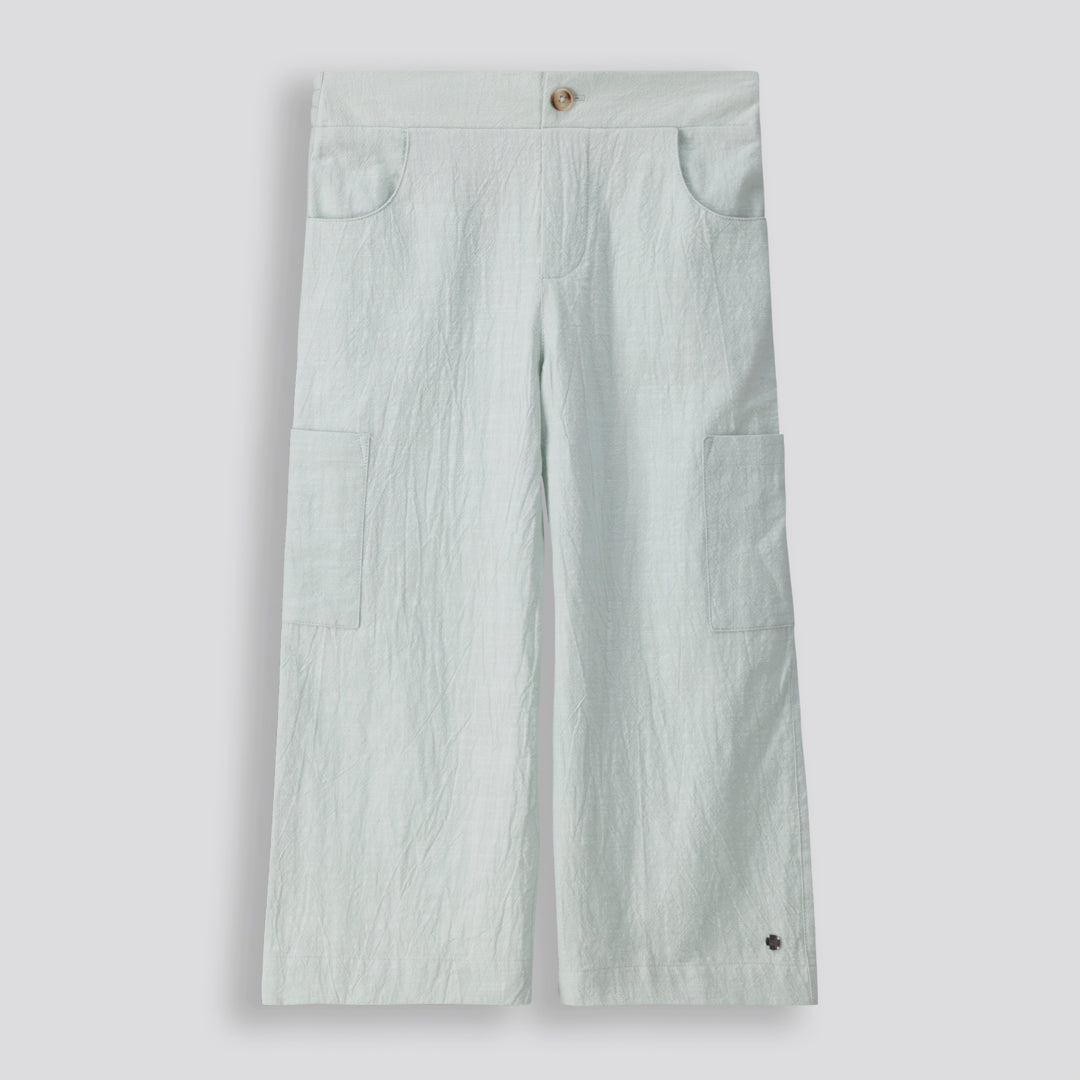 Girls Cargo Pants _ 153557 _ Sage