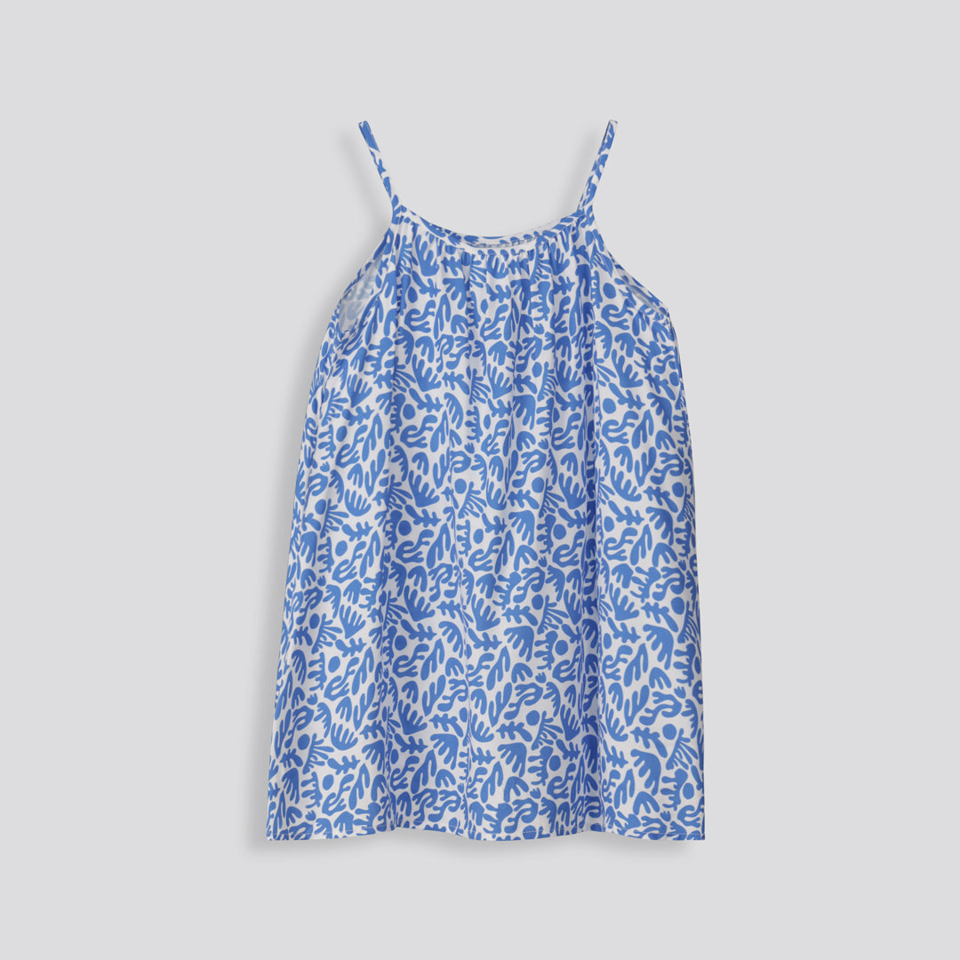 Girls Trapese Short Dress _ 153573 _ Blue