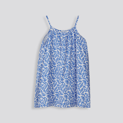 Girls Trapese Short Dress _ 153573 _ Blue
