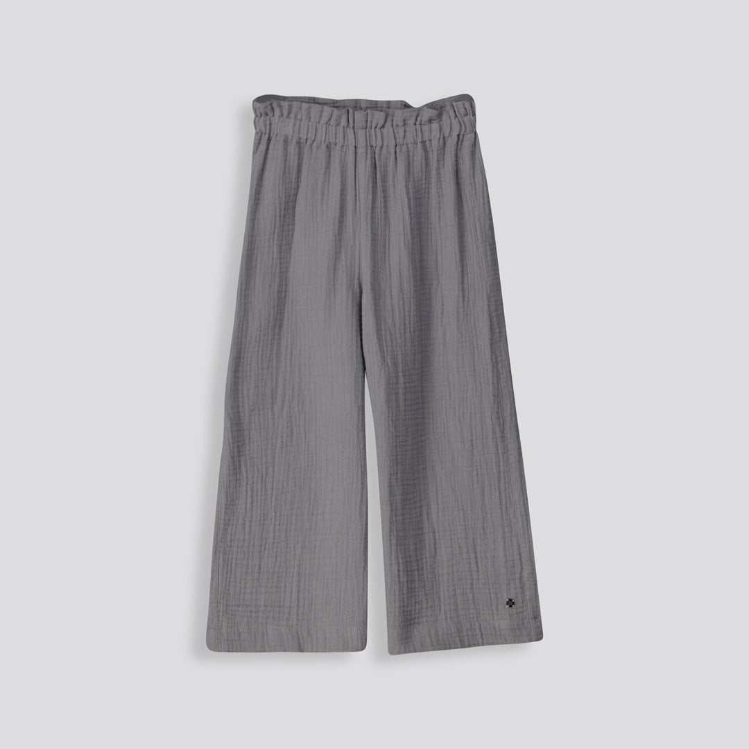 Girls Elasticated Pants _ 153580 _ Charcoal