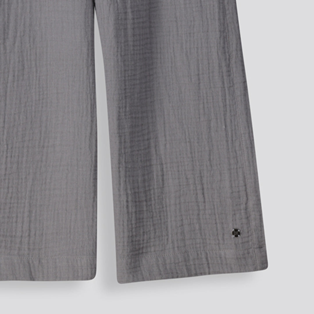 Girls Elasticated Pants _ 153580 _ Charcoal
