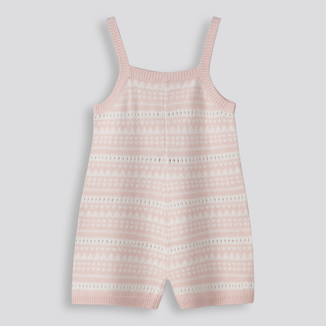 Girls Short Romper _ 153663 _ Rose