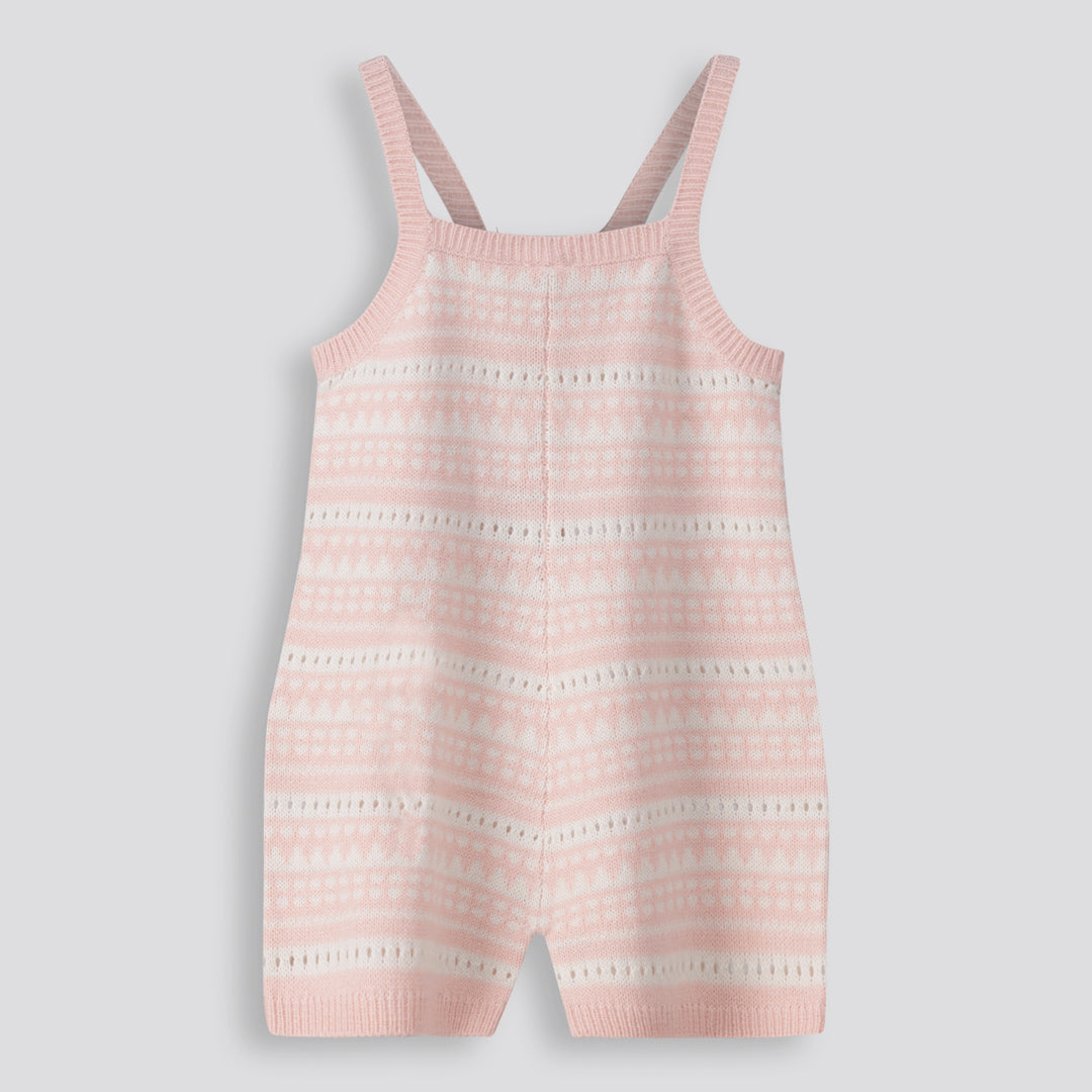 Girls Short Romper _ 153663 _ Rose