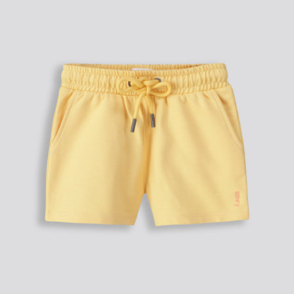 Girls Fleece Shorts _ 154319 _ Yellow