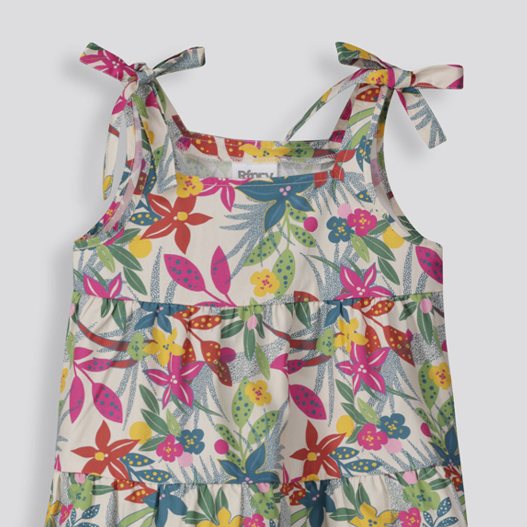 Girls Short Tiered Dress _ 154777 _ Multi