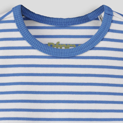 Girls Ribbed Tee _ 154812 _ Blue