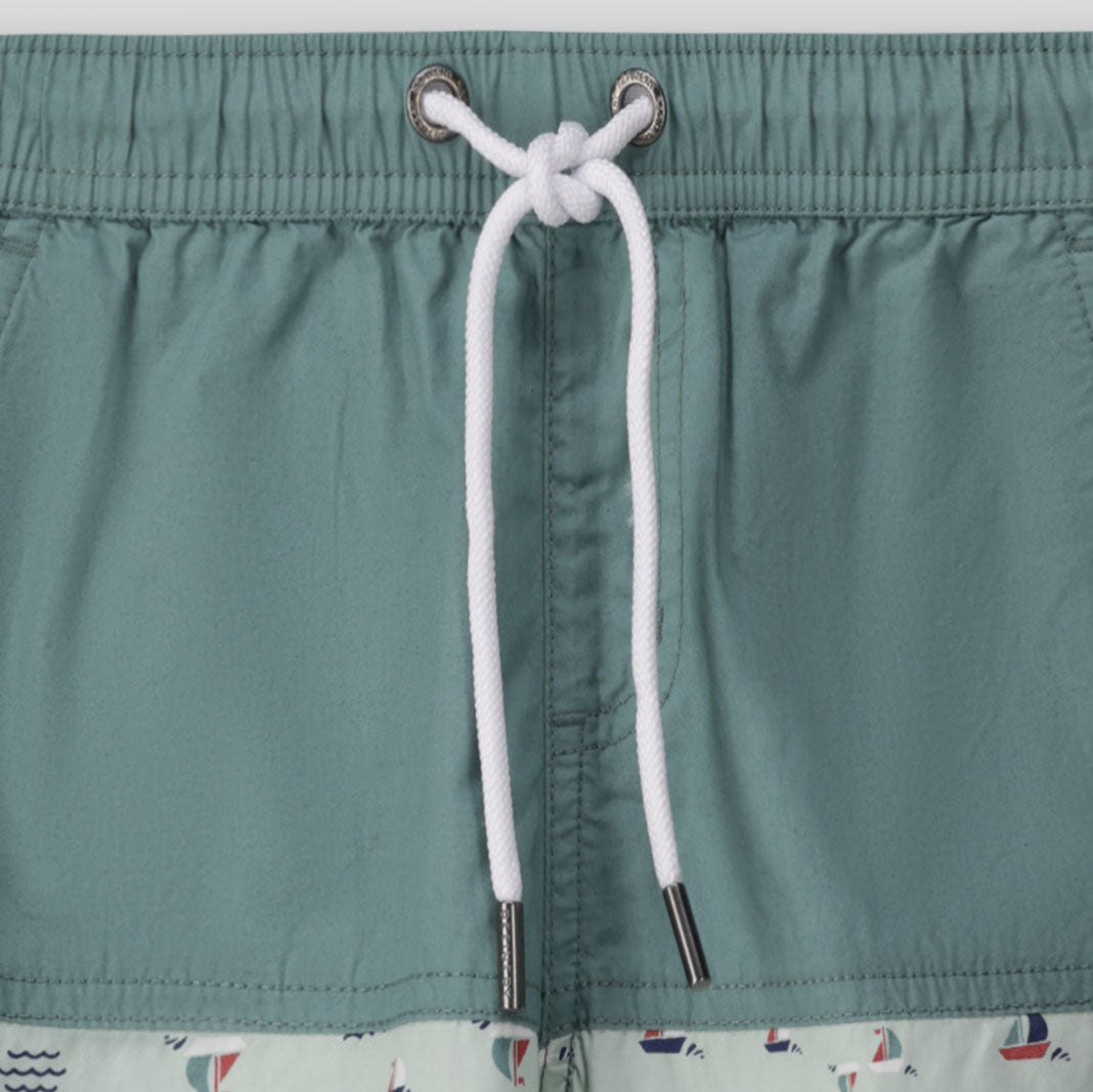 Boys Pool Shorts _ 155104 _ Green