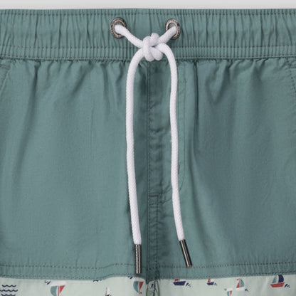 Boys Pool Shorts _ 155104 _ Green