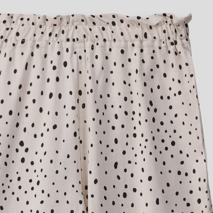 Girls Printed Pants _ 155107 _ Stone