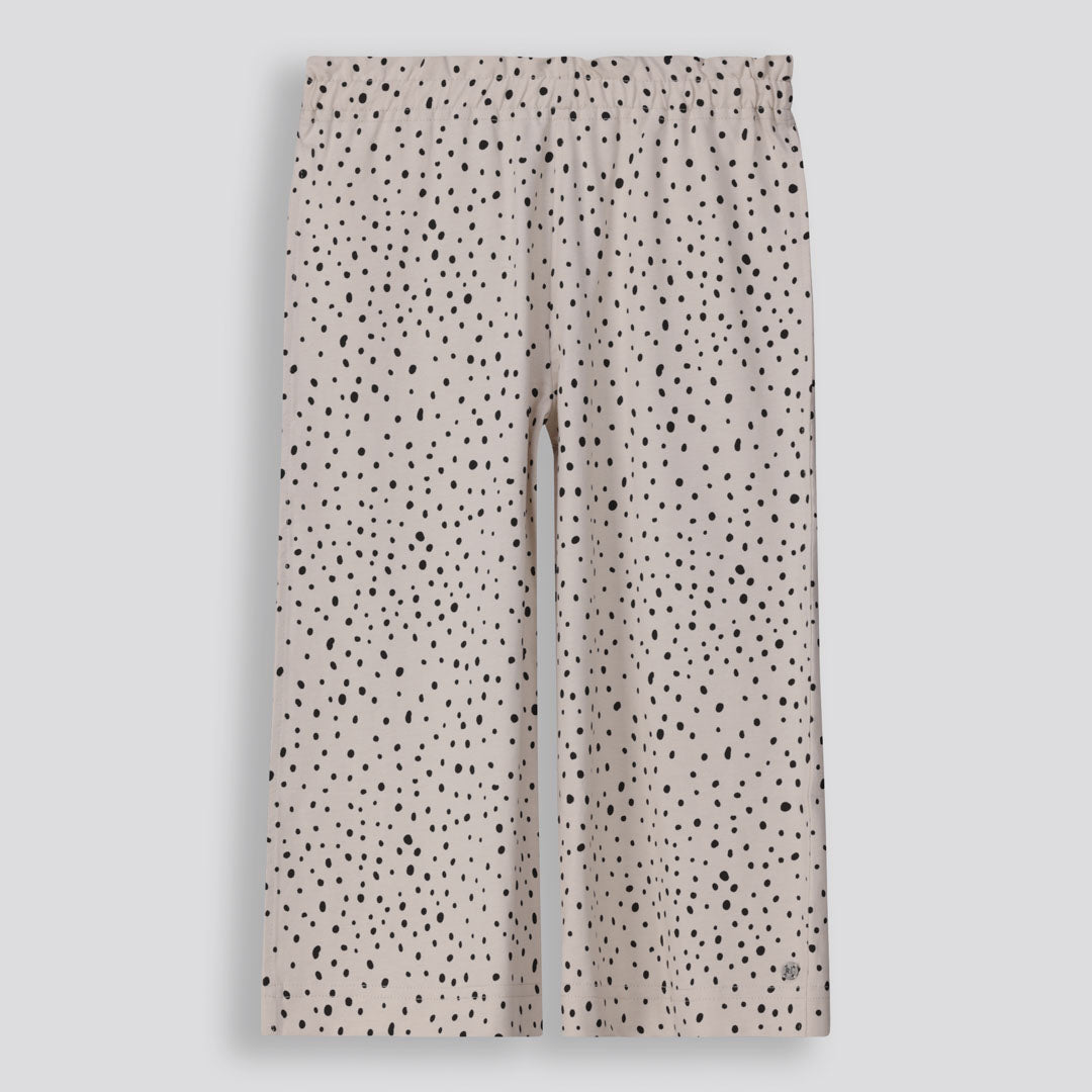 Girls Printed Pants _ 155107 _ Stone