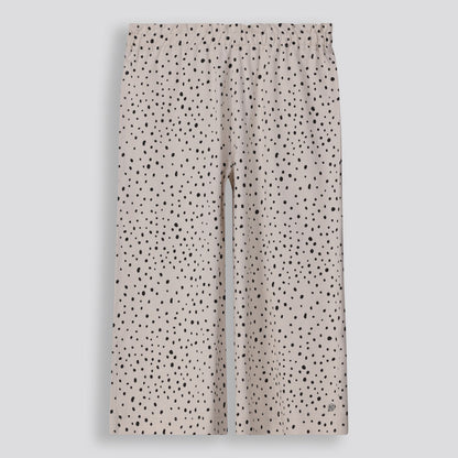 Girls Printed Pants _ 155107 _ Stone