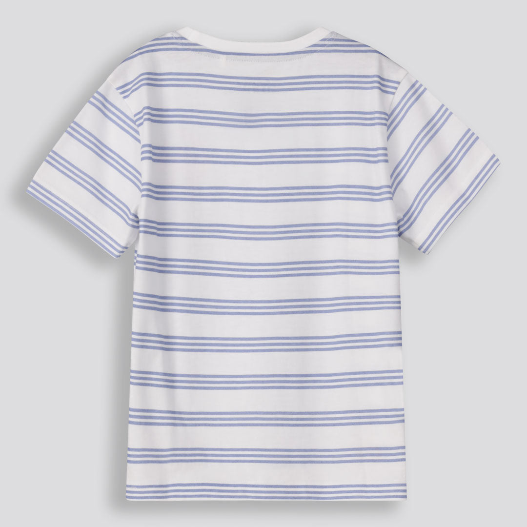 Boys Branded Tee _ 155769 _ Optic White