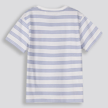 Boys Branded Tee _ 155769 _ Optic White