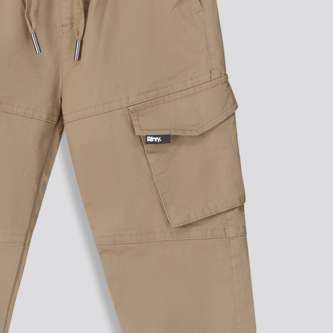 Boys Cargo Pants _ 158847 _ Toffee