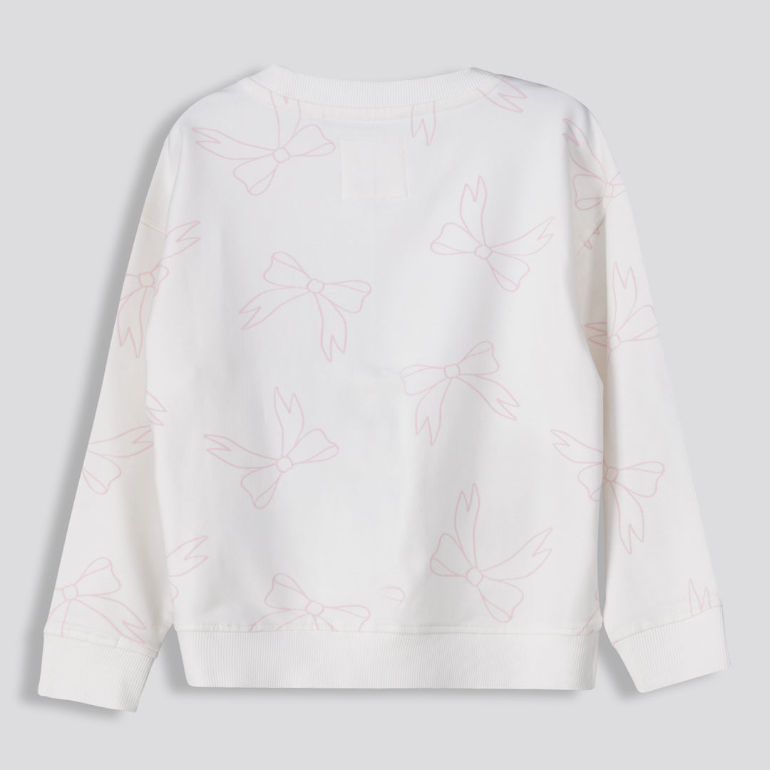 Girls Graphic Sweater _ 159133 _ Milk