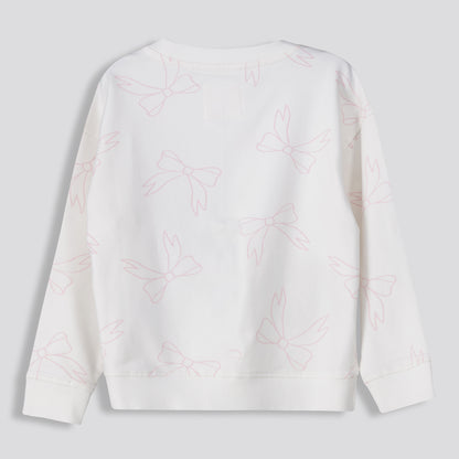 Girls Graphic Sweater _ 159133 _ Milk