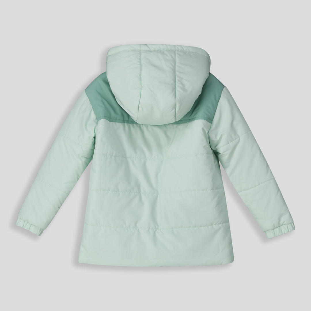 Girls Puffer Jacket _ 159157 _ Green