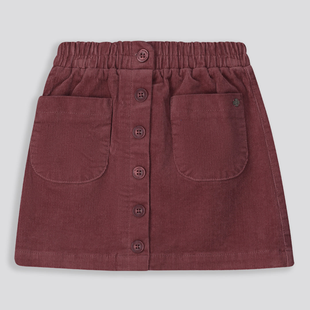 Girls Corduroy Skirt _ 159160 _ Mauve