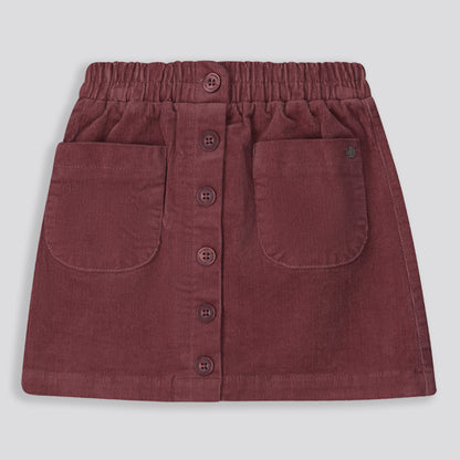 Girls Corduroy Skirt _ 159160 _ Mauve
