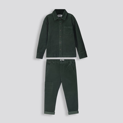 Boys Corduroy Shirt _ 159293 _ Fatigue