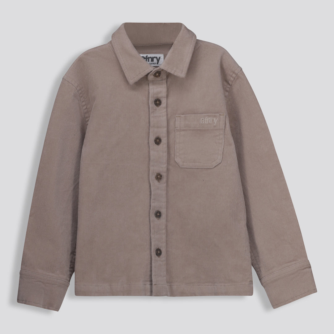 Boys Corduroy Shirt _ 159293 _ Taupe