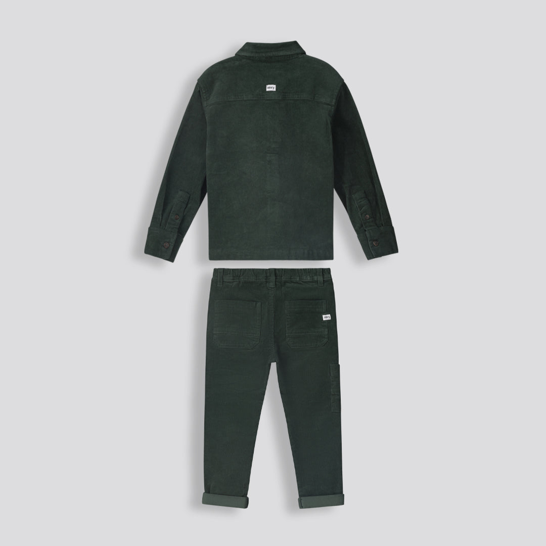 Boys Corduroy Shirt _ 159293 _ Fatigue