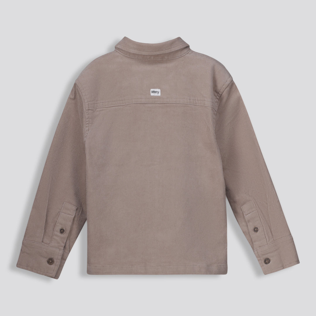 Boys Corduroy Shirt _ 159293 _ Taupe