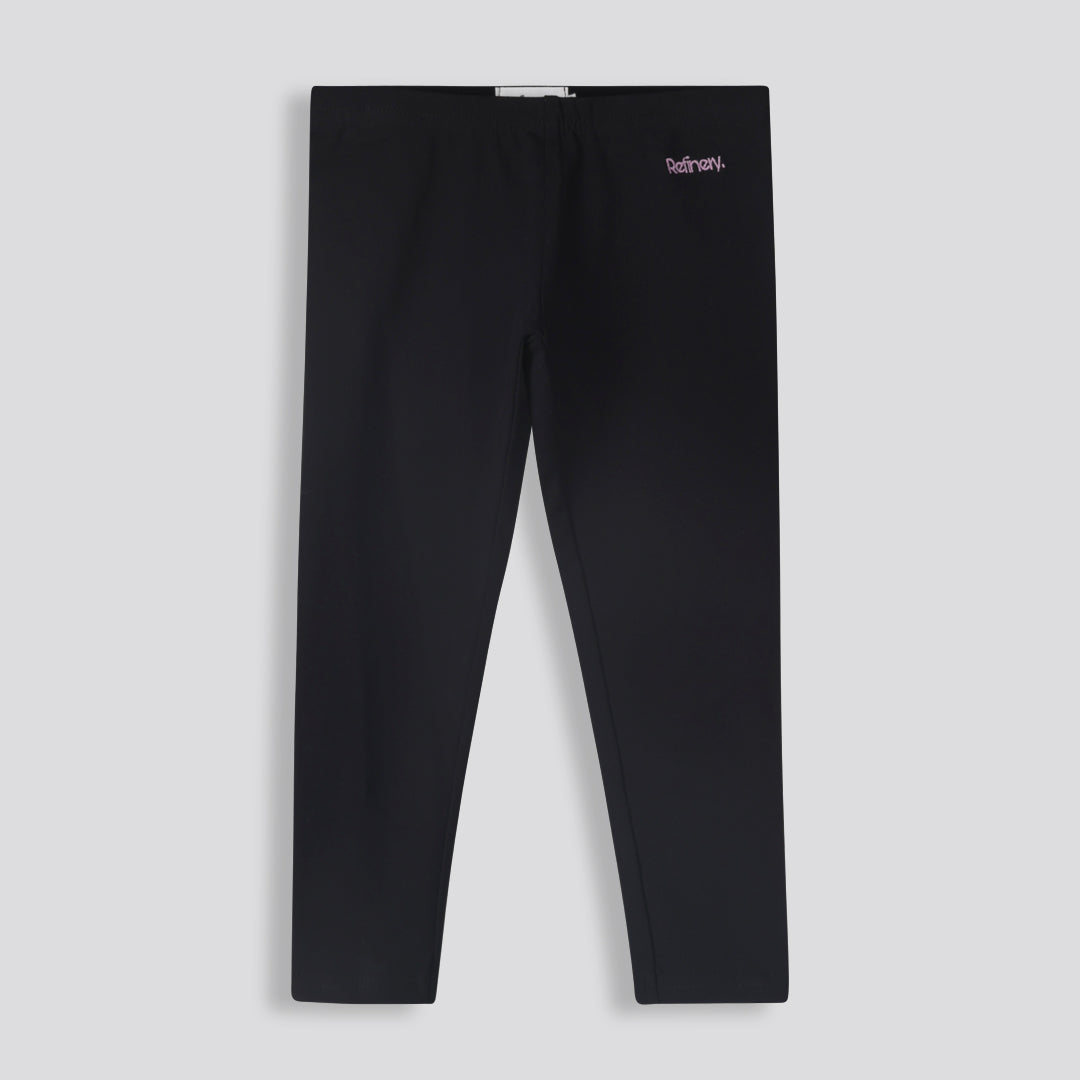 Girls Black Leggings _ 159668 _ Black