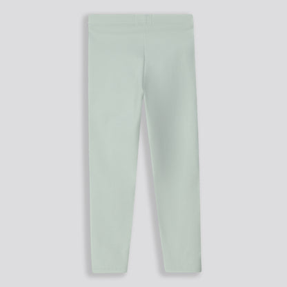 Girls Ribbed Leggings _ 159669 _ Green