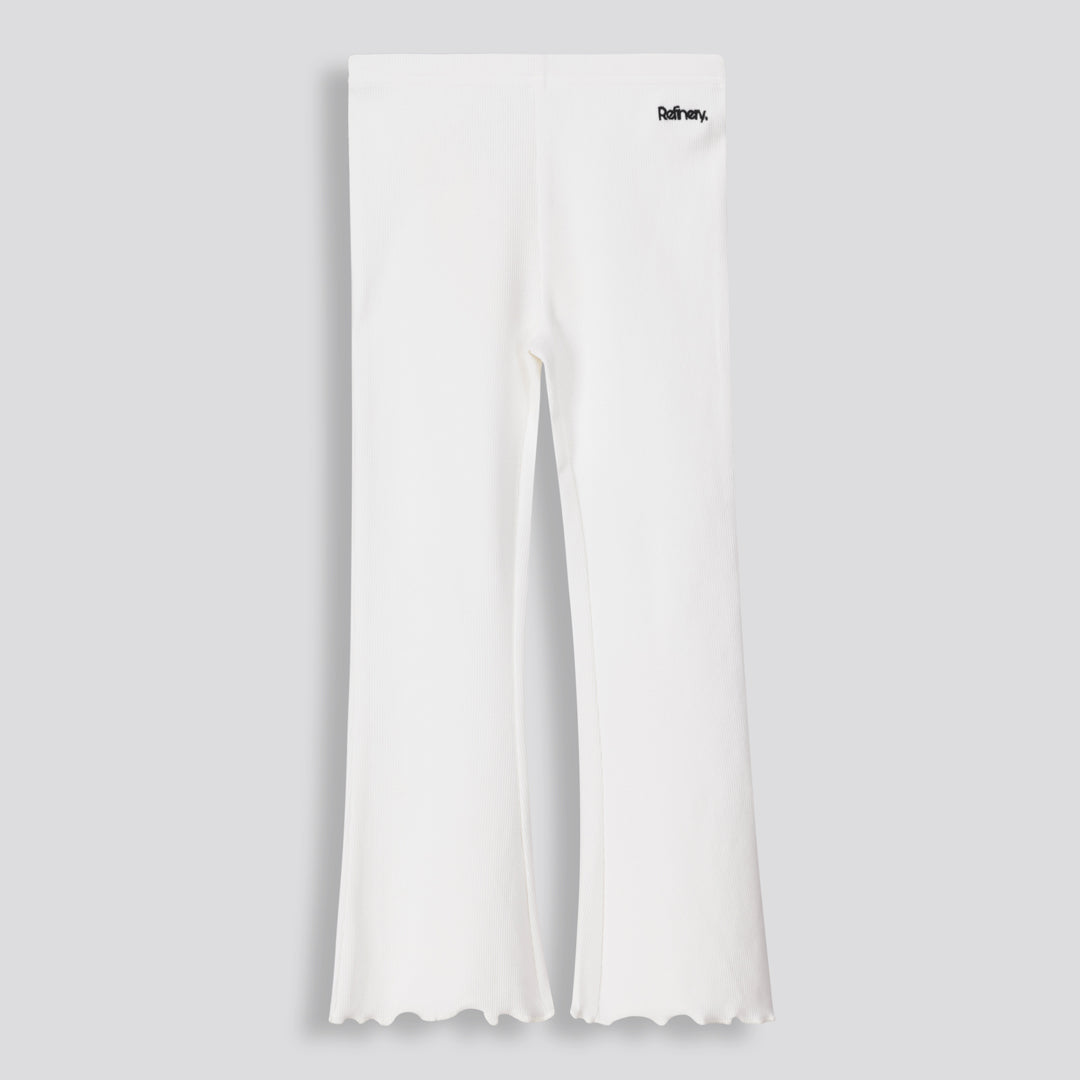 Girls Flare Leggings _ 159671 _ Milk