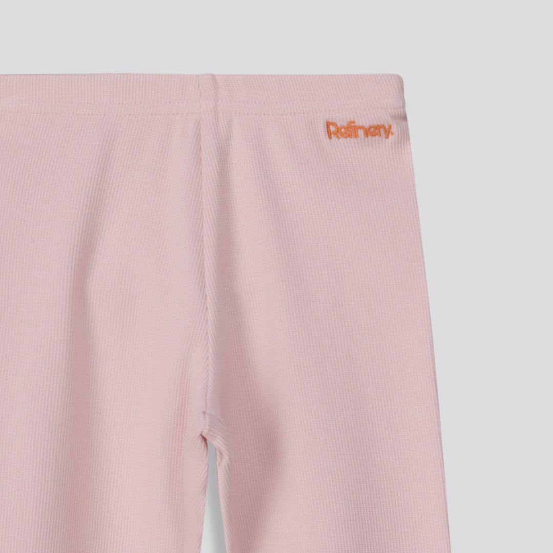 Girls Ribbed Leggings _ 159674 _ Pink