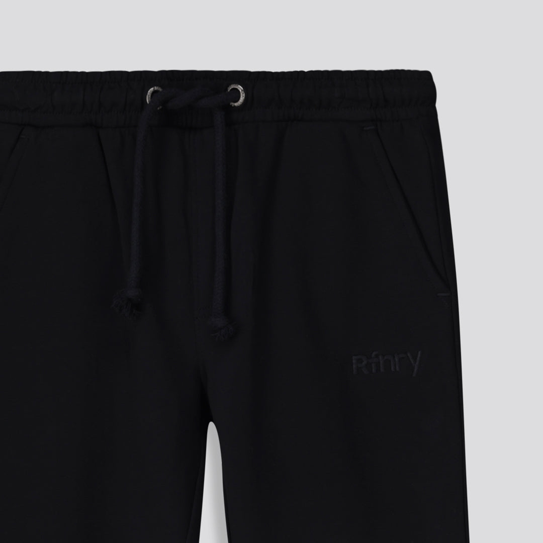 Close-Up View: Brushed poly-cotton blend fabric.