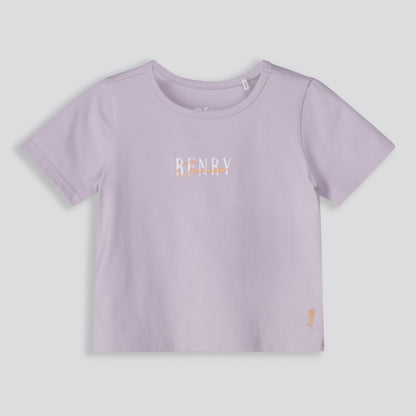Girls Branded Tee _ 159700 _ Purple