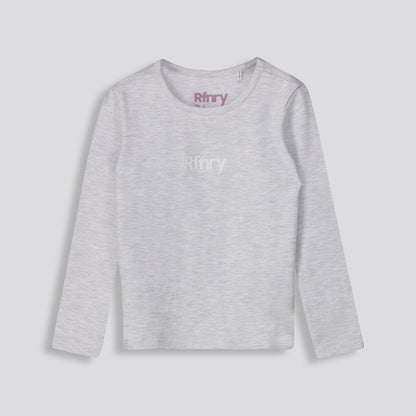 Girls Long Sleeve Tee _ 159896 _ Ice Mel