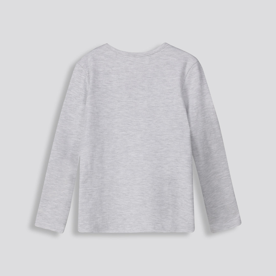 Girls Long Sleeve Tee _ 159896 _ Ice Mel