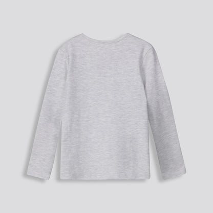 Girls Long Sleeve Tee _ 159896 _ Ice Mel