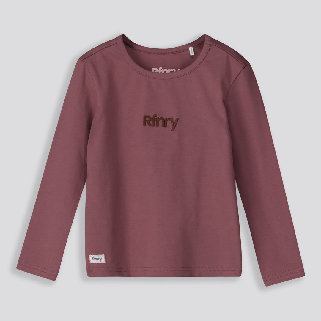 Girls Long Sleeve Tee _ 159899 _ Mauve