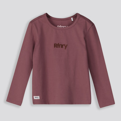 Girls Long Sleeve Tee _ 159899 _ Mauve