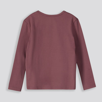 Girls Long Sleeve Tee _ 159899 _ Mauve
