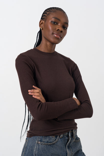 Fitted Rib T-shirt