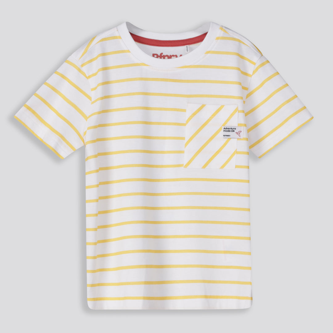 Boys Pocket Tee _ 160072 _ Yellow