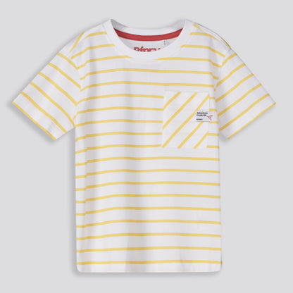Boys Pocket Tee _ 160072 _ Yellow