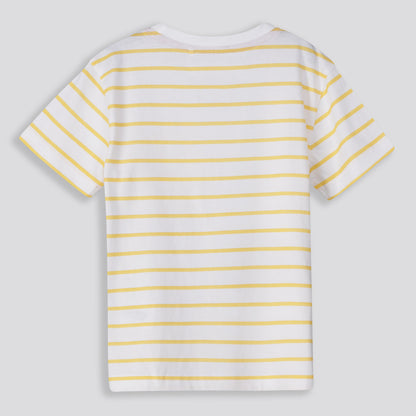 Boys Pocket Tee _ 160072 _ Yellow