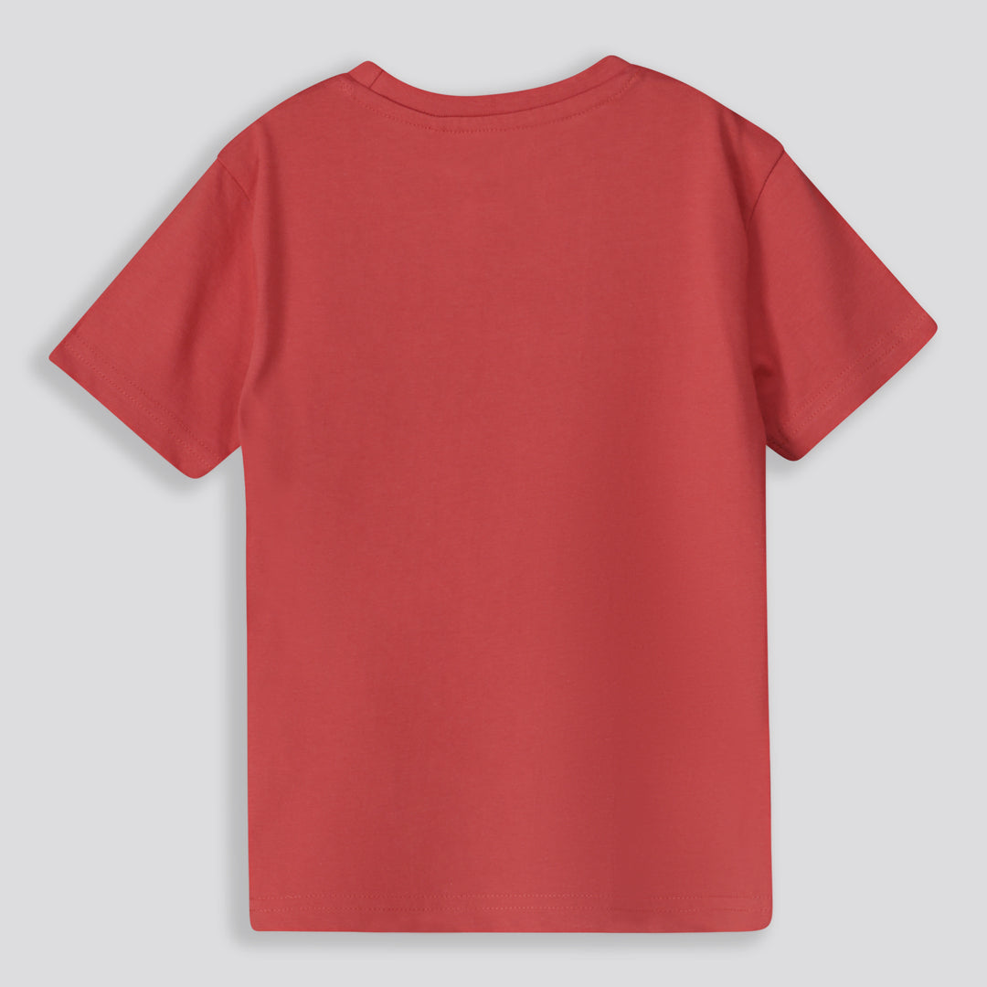 Boys Graphic Tee _ 160081 _ Red
